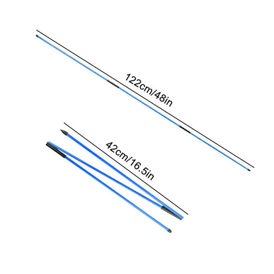 Golf Alignment Stick Trainer Three Parts Folding Direction Indicator Rod Golf Accessories Golf Learners Exercising Tool Supplies