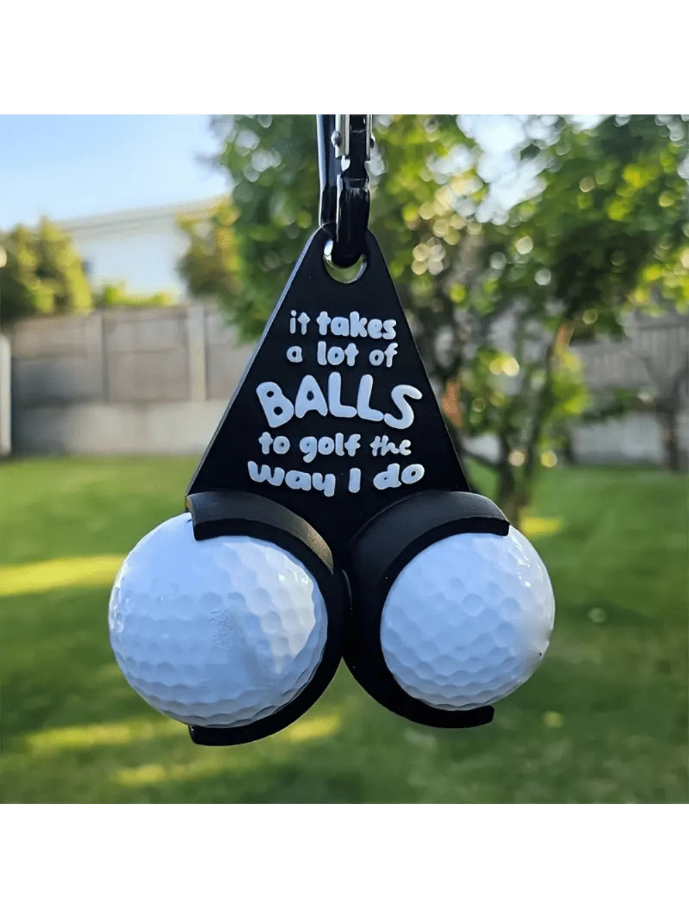 Funny Golf Gift - Golf Ball Holder with Clip, Golf Ball Marker, Golf Ball Stand, Golf Training Tool, Mischievous Golf Ball Holder, Golf Accessories, Excellent Gift for Golf Enthusiasts