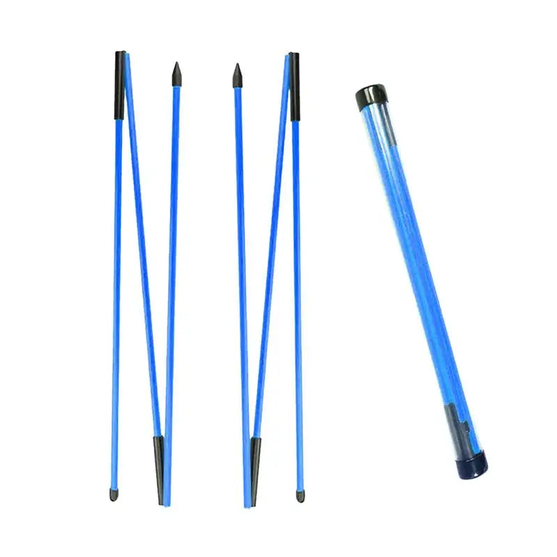 Golf Alignment Stick Trainer Three Parts Folding Direction Indicator Rod Golf Accessories Golf Learners Exercising Tool Supplies