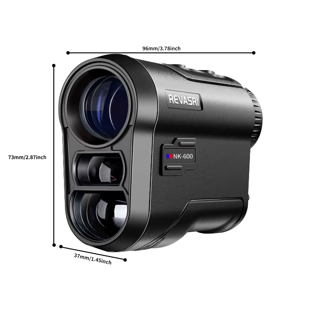 Golf Laser Rangefinder 600M Rechargeable Battery,Slope and Flag Pole Lock Vibration for Golfing,Hunting,Survey