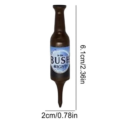 Funny Golf Tees Resin Bottle Shape Golf Tees Golf Training Accessories for Driving Range Reusable Golf Tees for Golf Game
