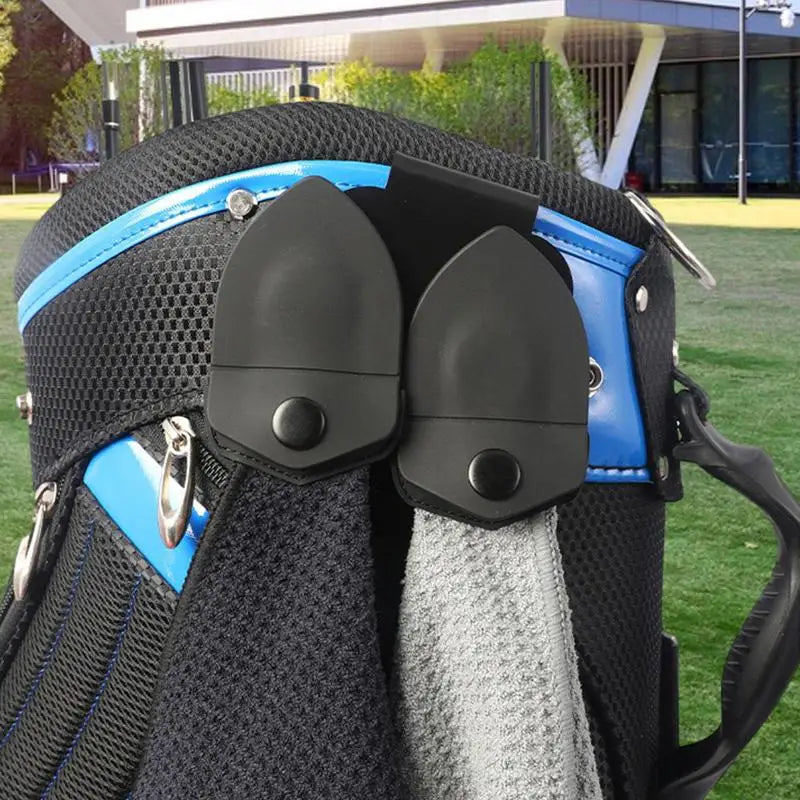 Golf Bag Metal Landing Pad Metal Bag Clip Magnetic Rangefinder Strap Golf Accessories Golf Gifts for Golf Enthusiast Men Women