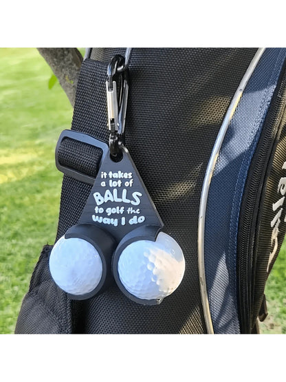 Funny Golf Gift - Golf Ball Holder with Clip, Golf Ball Marker, Golf Ball Stand, Golf Training Tool, Mischievous Golf Ball Holder, Golf Accessories, Excellent Gift for Golf Enthusiasts