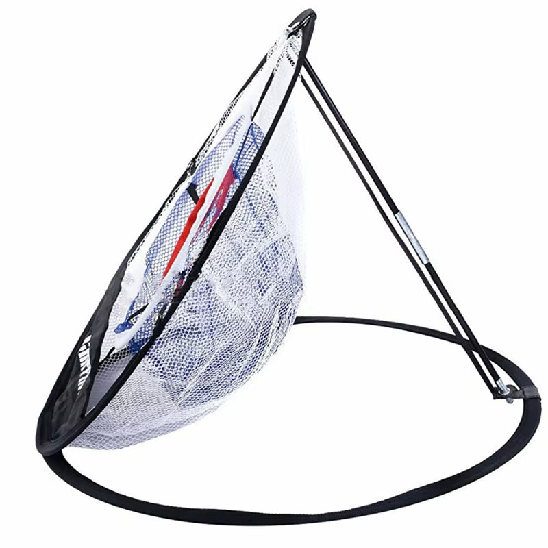 Golf Swing Trainer Chipping Net Golf Training Aids Indoor Outdoor Foldable Chipping Pitching Cages Hitting Mat