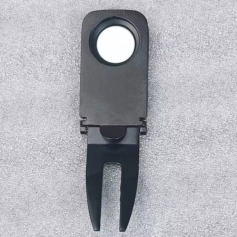 Golf Divot Repair Tool Magnetic Golf Ball Holder Golf Cigar Holder Putting Fork Pitch Groove Cleaner Golf Accessory Golf Mark