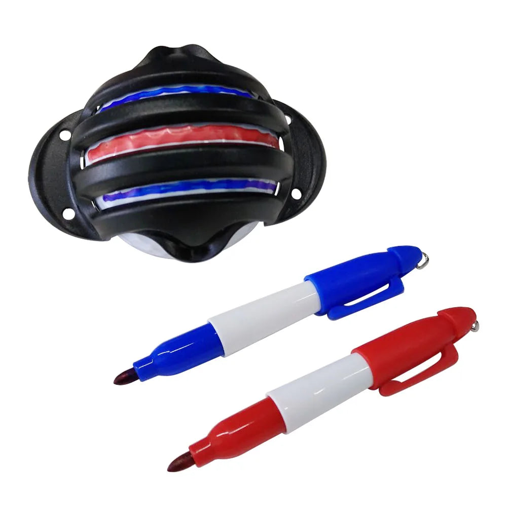 Golf Pen for Golf Ball Liner Draw Mark Putter Line on Golf Balls Red Blue Black Triple Line Golf Accessories Drop Ship